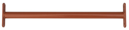 Drążek prosty - czerwony wymiar 1250 mm